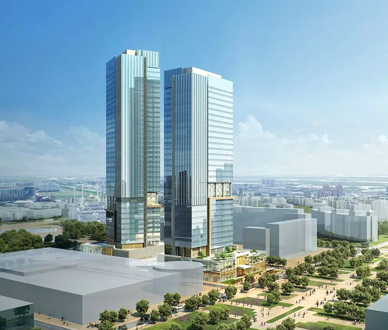 Stålstrukturprojekt i blok B i Qiandao Lake Yintai City (Xincheng Store)