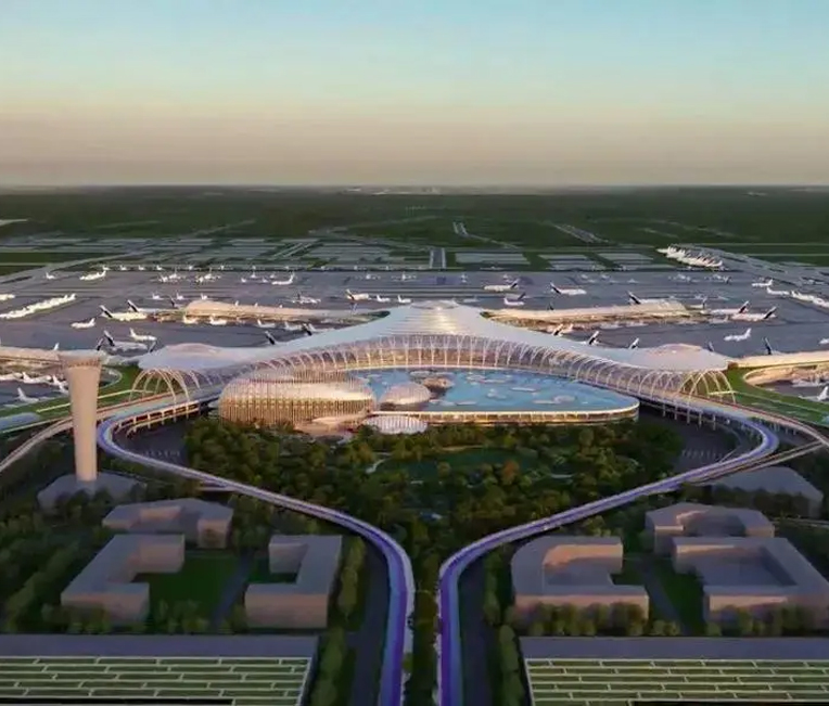 Brandbeskyttelsesmaling til luftfragtprojekt i Jinan Airport Expansion Project